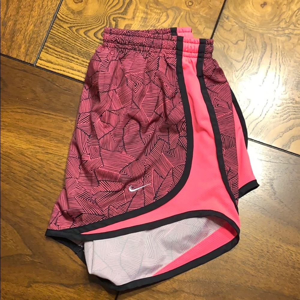 Pink and Black Nike shorts. Small.